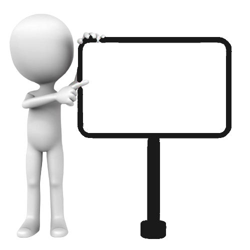 a 3d person standing in front of a blackboard with a text and number in it