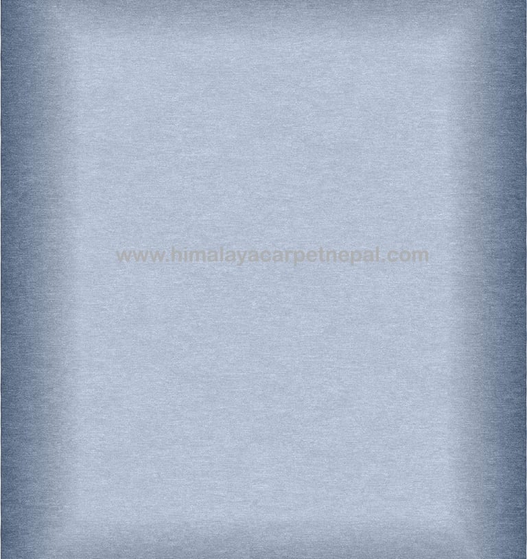 Custom rugs-gradient abstract hand-knotted rug with ombre center tones