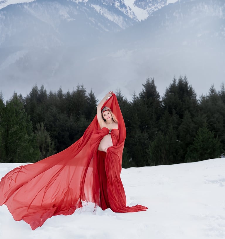 sesión de fotos para embarazadas en Bariloche