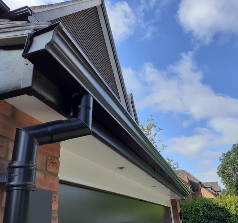 New guttering keeps water flowing away from your property, and new fascias & soffits enhance.l
