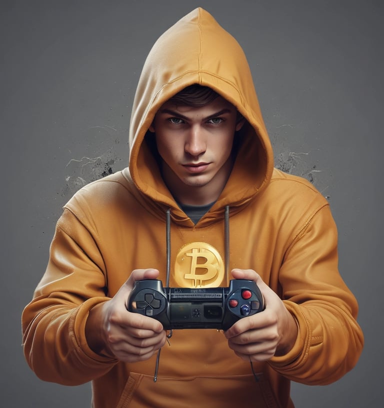 A luxurious hoodie featuring gold accents.