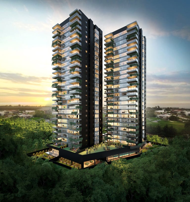 Fachada Sky View Bosque Real