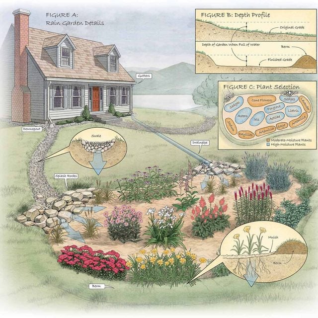 from page how to Atlanta rain garden installation