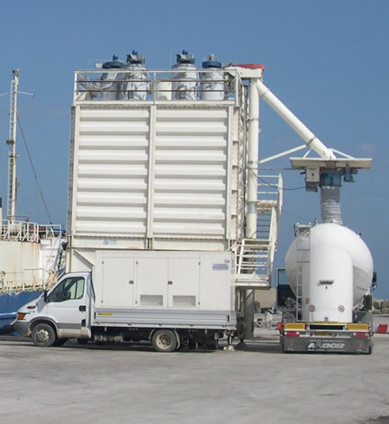 micromix Modular flat silos SCUTTI
