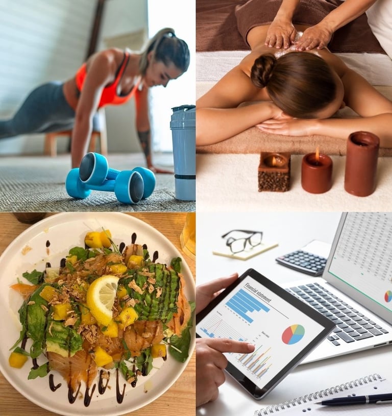Coaching sportif + diétetique + massage 