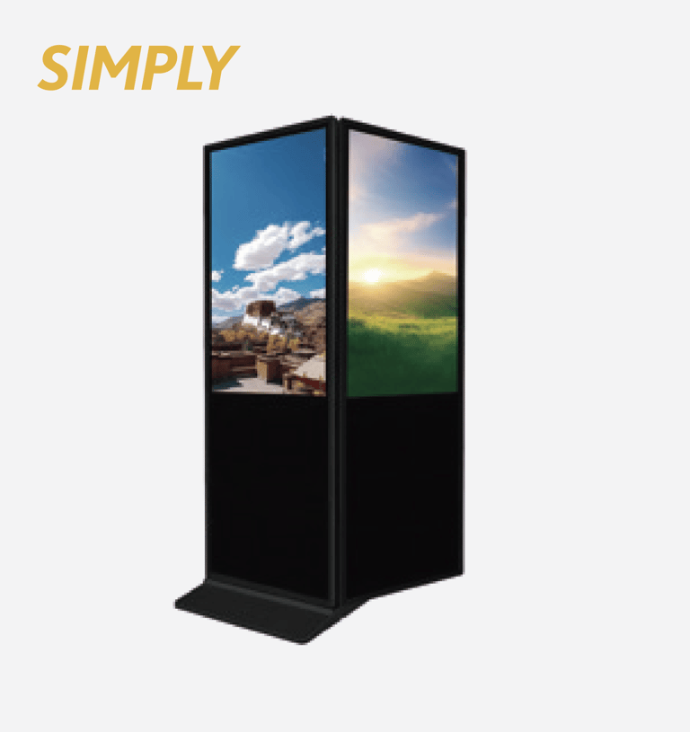 SIMPLY Floor Standing Dual Sides Screen