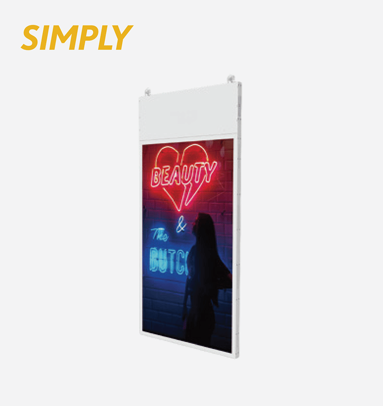 SIMPLY Hanging Dual Sides Ad Player