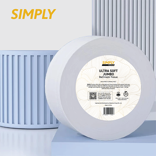 SIMPLY Premium Ultra Soft Jumbo Bathroom Tissue (6 Ply)