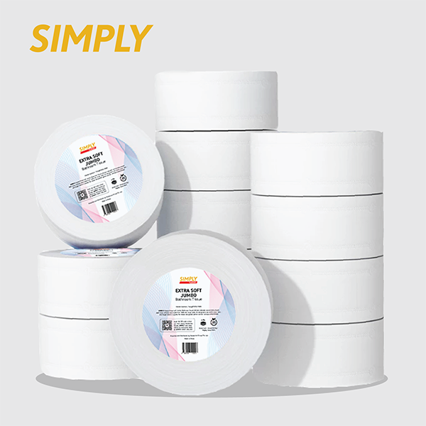 SIMPLY Classic Extra Soft Jumbo Bathroom Tissue (4 Ply)