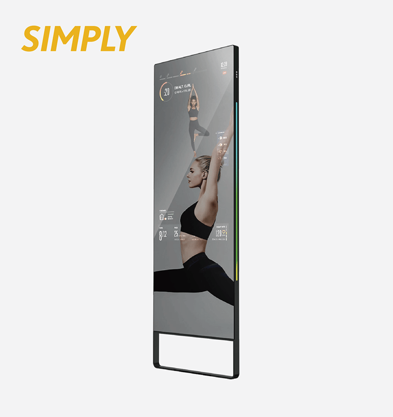 SIMPLY Magic Mirror Floor Standing Digital Signage