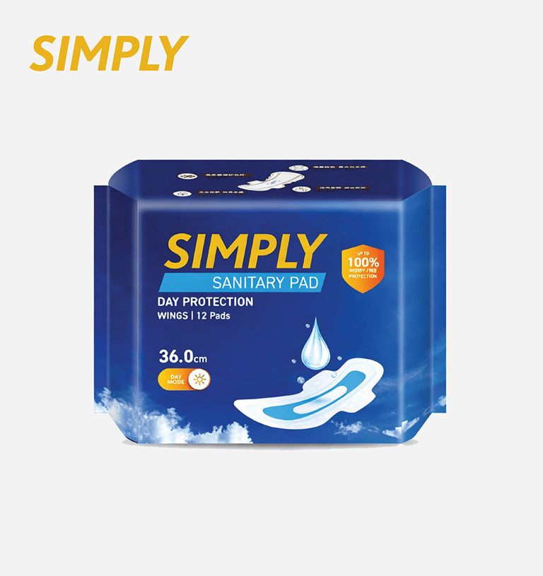 SIMPlY Sanitary Pad Day Protection 36.0Cm