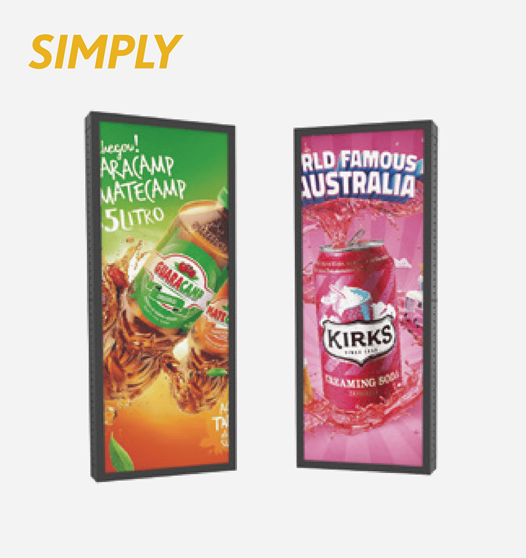 SIMPLY Double Sides Stretched Screen