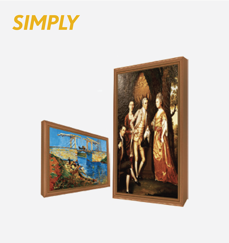 SIMPLY Wooden Frame Digital Signage