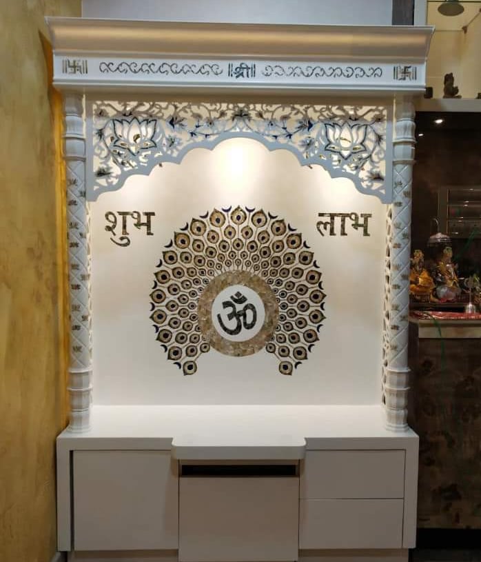 High quality marble Temple for flats and apartments