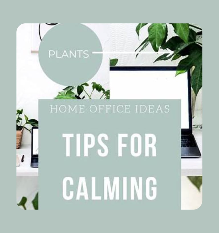 a laptop computer with plants in the background