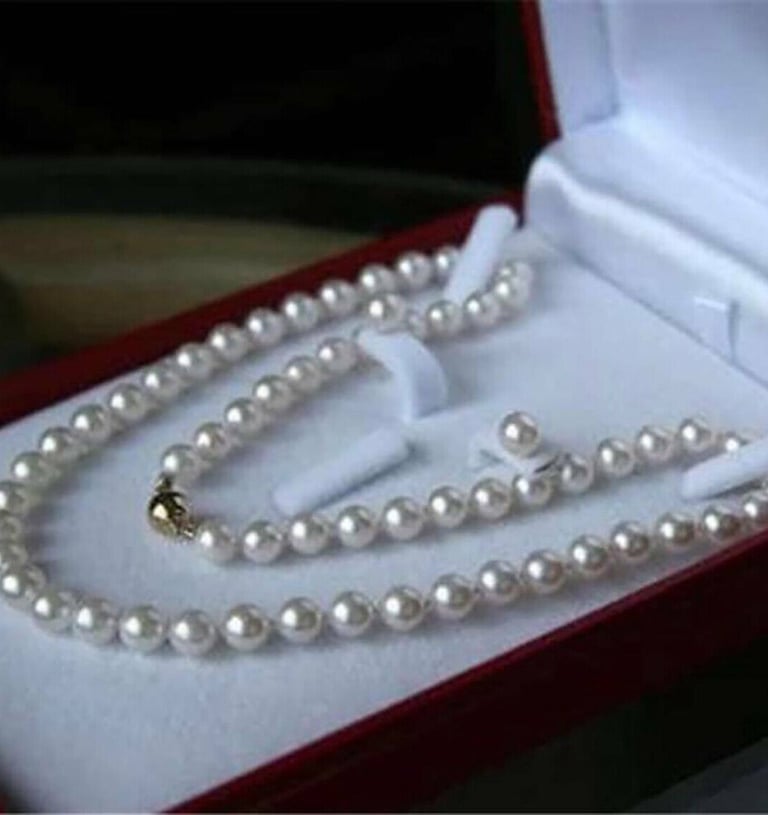 White Akoya Pearl Jewellery The Star of David