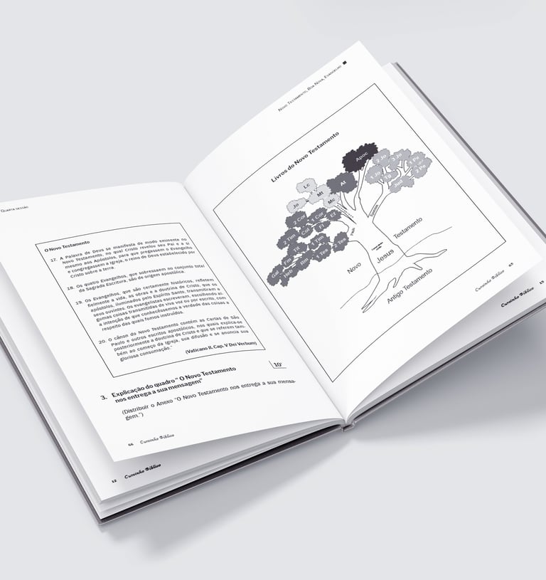 Diagramação completa de livro religioso