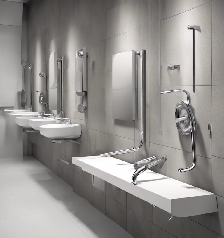 white and black labeled bottle on white ceramic sink
