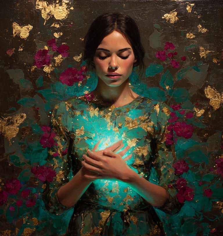 Share Your Light, Wall art illustrating themes of Integrating Lessons, Living Authentically, and Breakthroughs