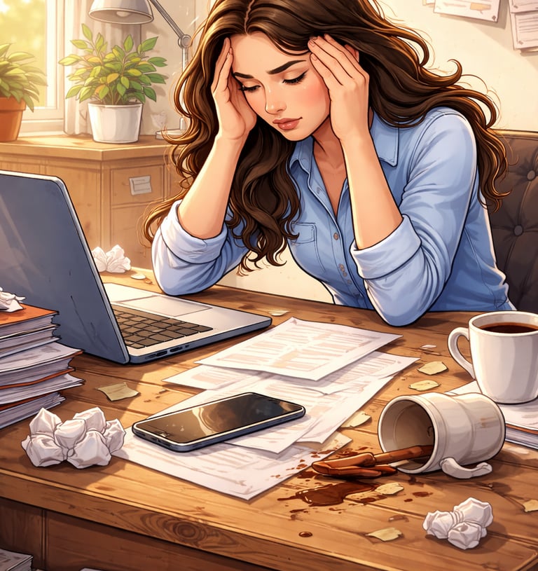 calming self care ritual for stress relief