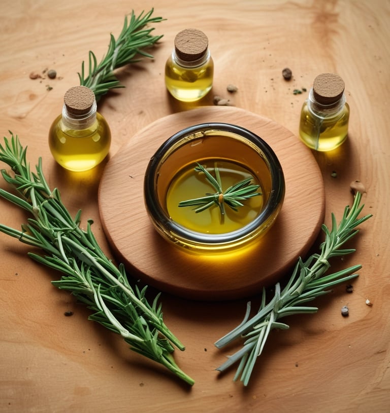 Rosemary oil for health long beautiful hair