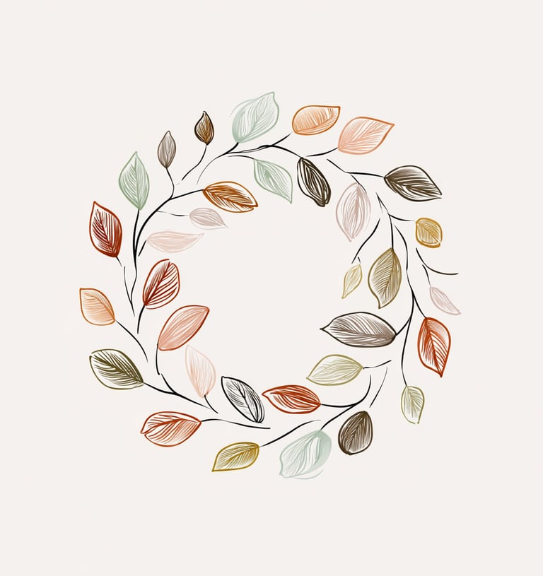 complexity of awakening system visual leaves circle