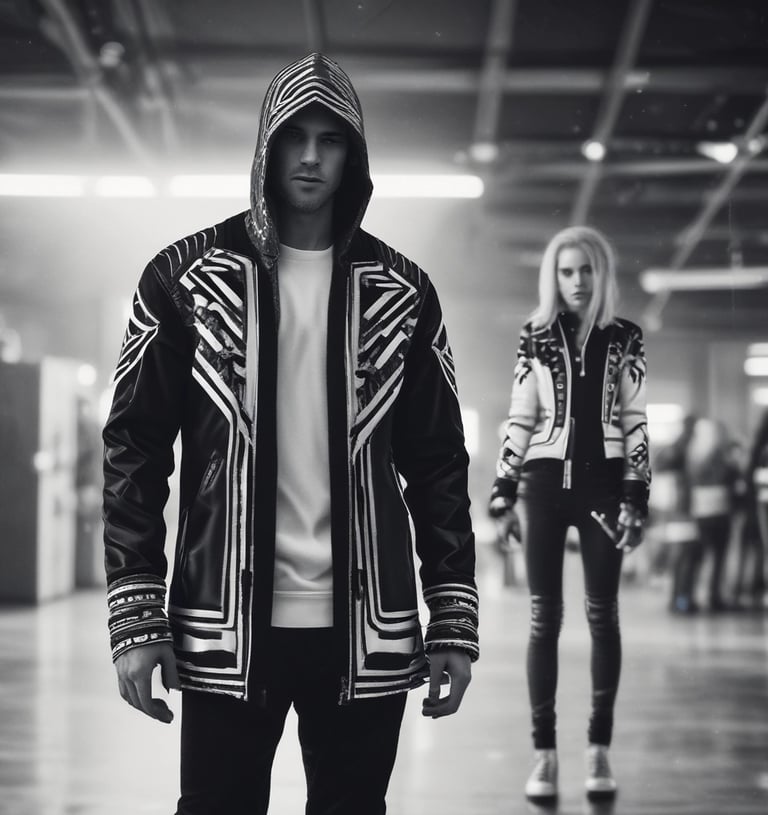 chaquetas mujer y hombre techno 