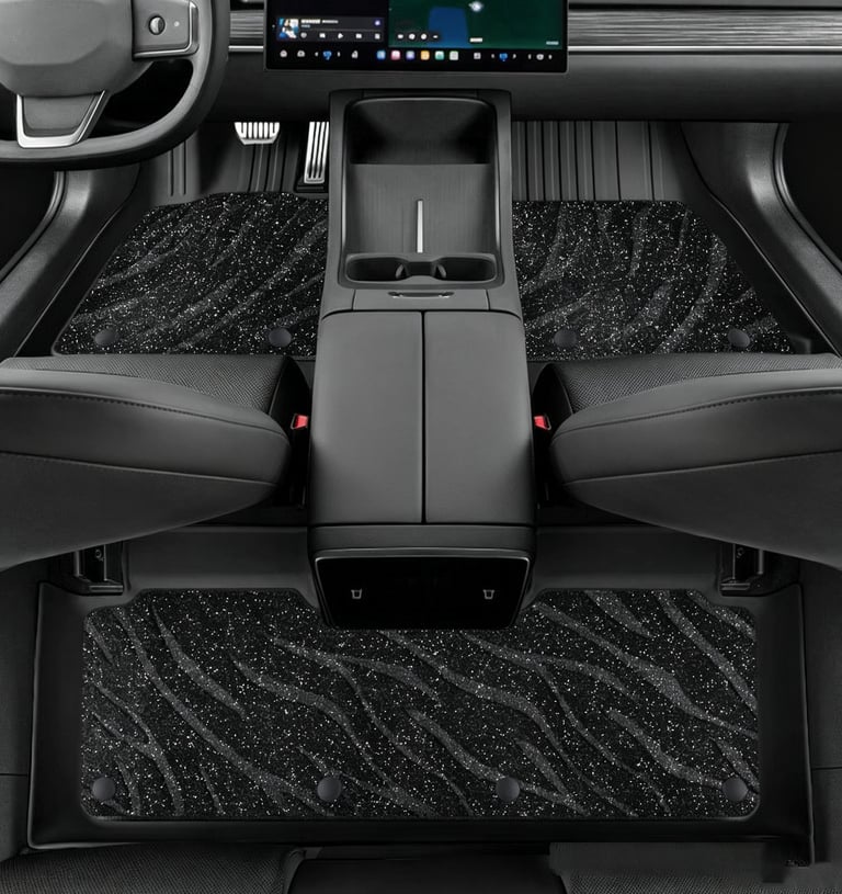 Starry Sky Velvet Car Floor Mats