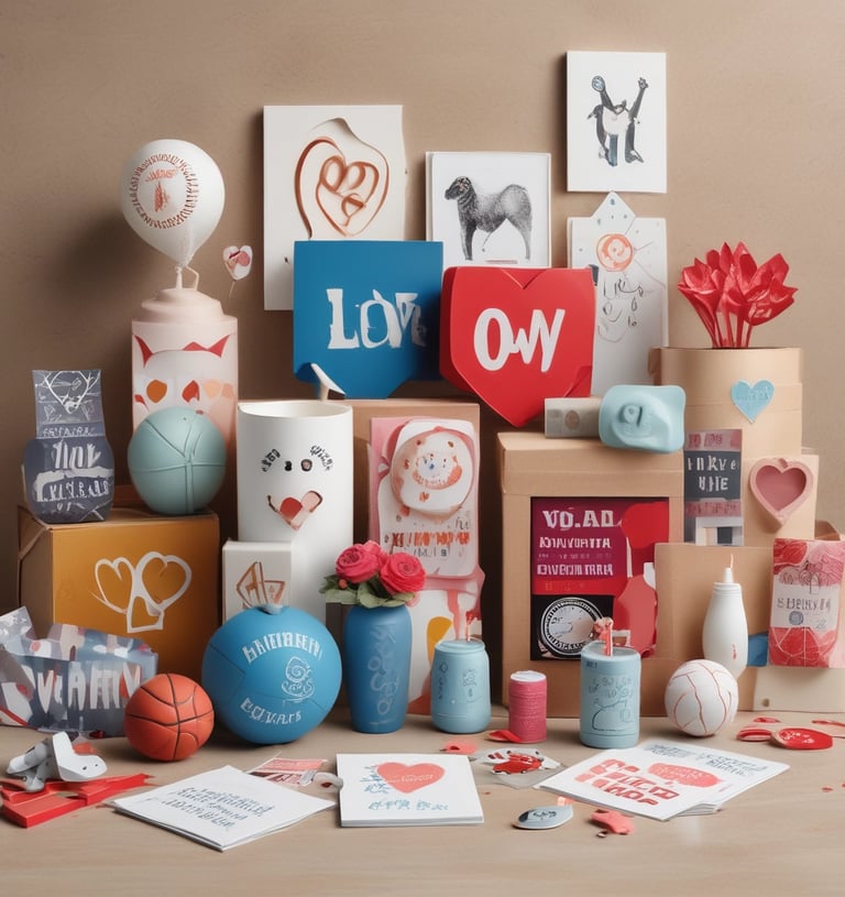 A close-up of vintage jewelry pieces sparkling with iridescent hues on a soft turquoise background