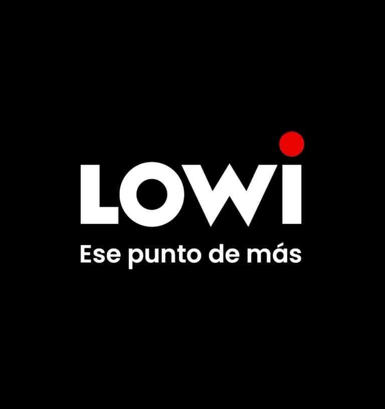 Logo de Lowi, oferta de fibra y móvil para particulares