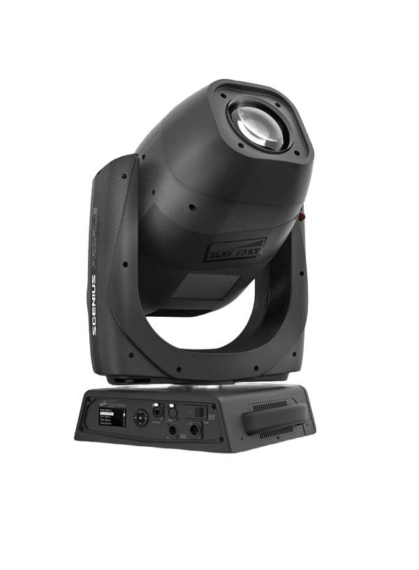 a moving light with a white background and a black background