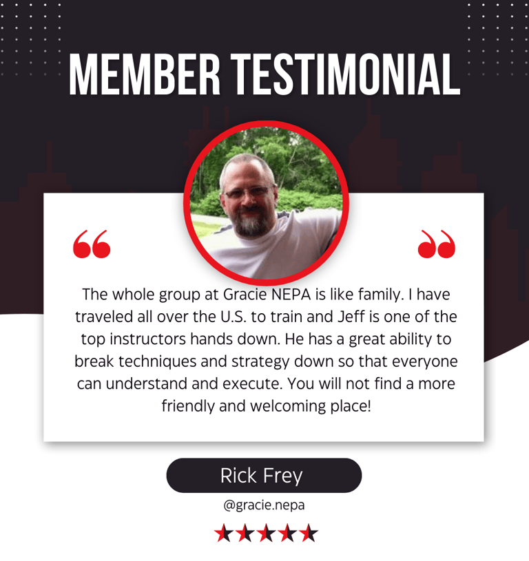 Read real reviews from real clients about Gracie NEPA Brazilian JIu-jitsu 