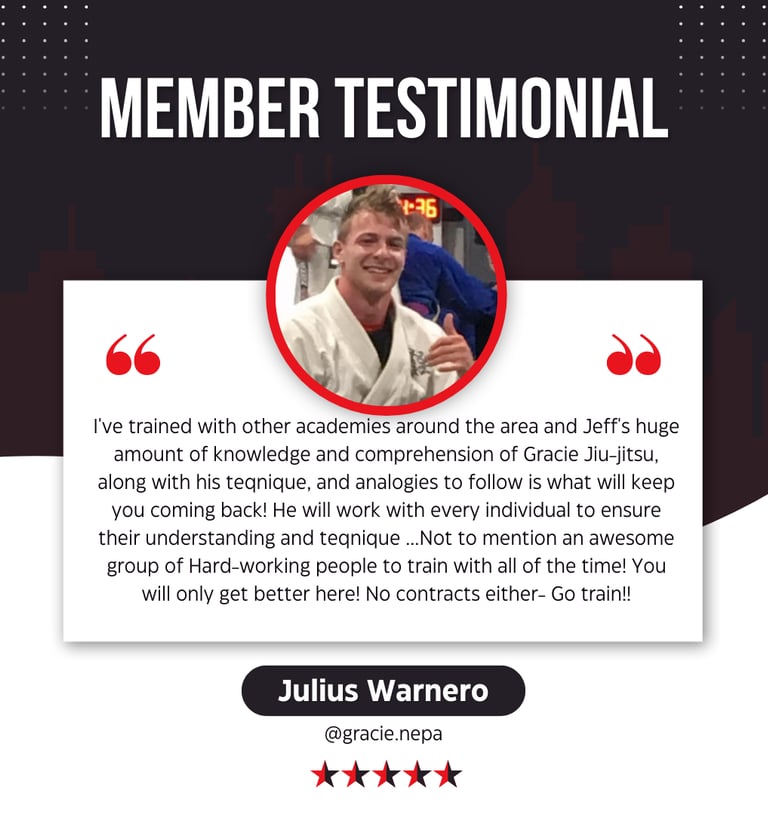 Read real reviews from real clients about Gracie NEPA Brazilian JIu-jitsu 