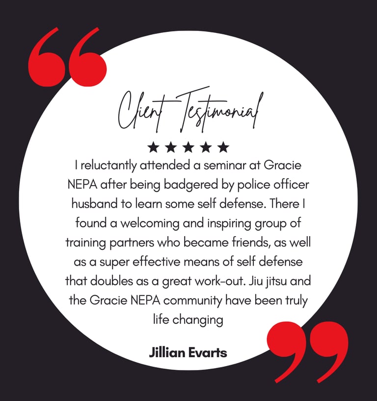 Read real reviews from real clients about Gracie NEPA Brazilian JIu-jitsu 
