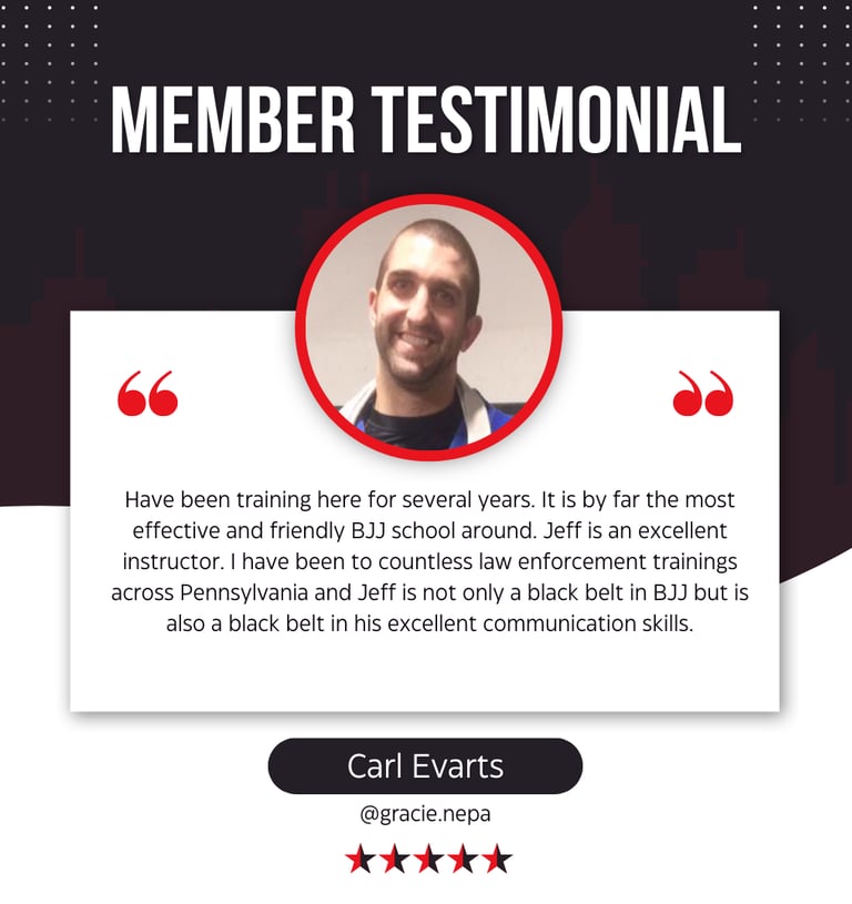 Read real reviews from real clients about Gracie NEPA Brazilian JIu-jitsu 