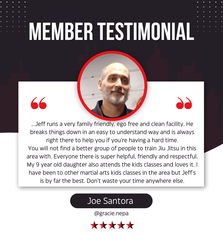 Read real reviews from real clients about Gracie NEPA Brazilian JIu-jitsu 