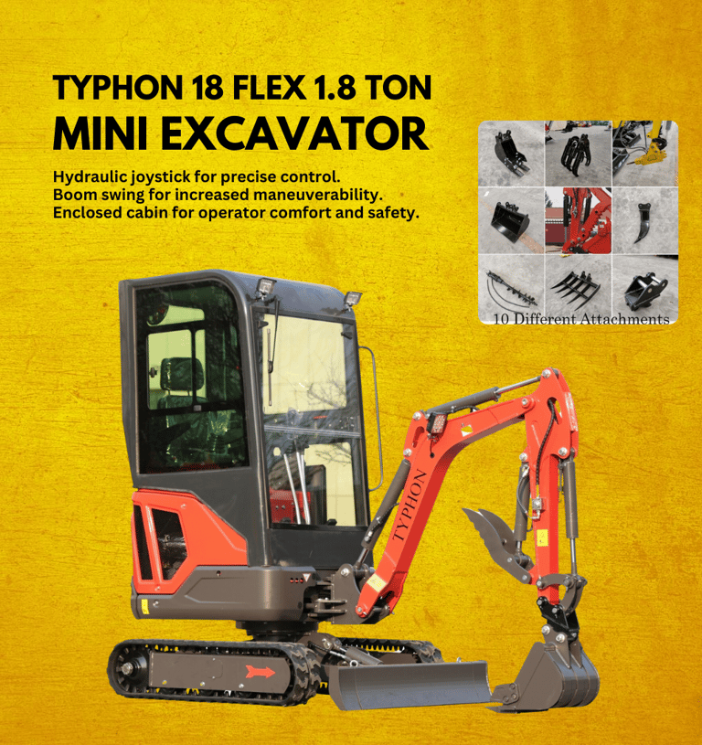mini excavator 4000 lbs with retractable tracks