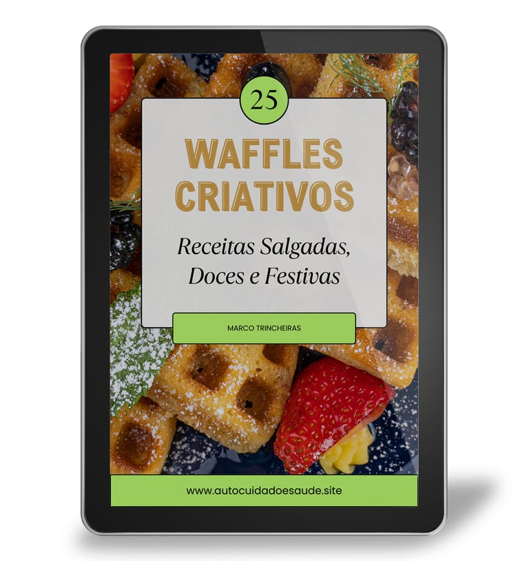 Waffles Criativos: 25 Receitas Doces, Salgadas e Festivas