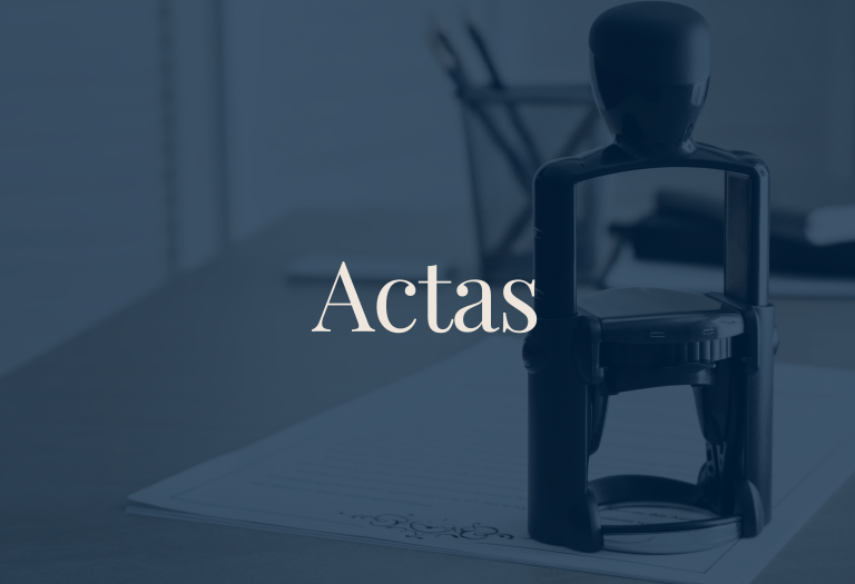 Notaría Culebras y Calandria Actas