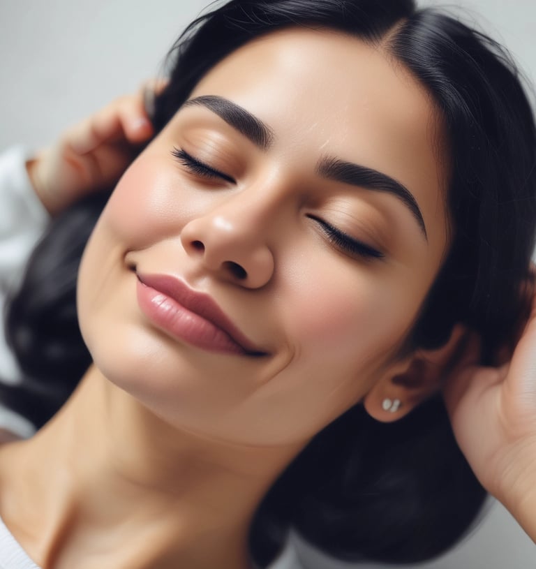 Indian woman receiving a Hydra Facial at Stardom by Ashpreet Kaur Salon, Lalpur, Ranchi
