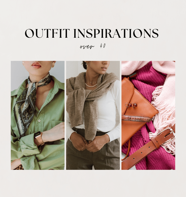 Favorite fashion finds for woman going through perimenopause who want to look and feel beautiful.
