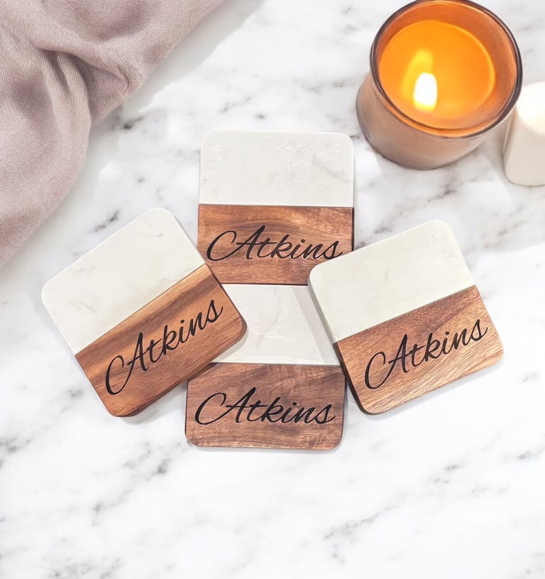 Personalized coasters