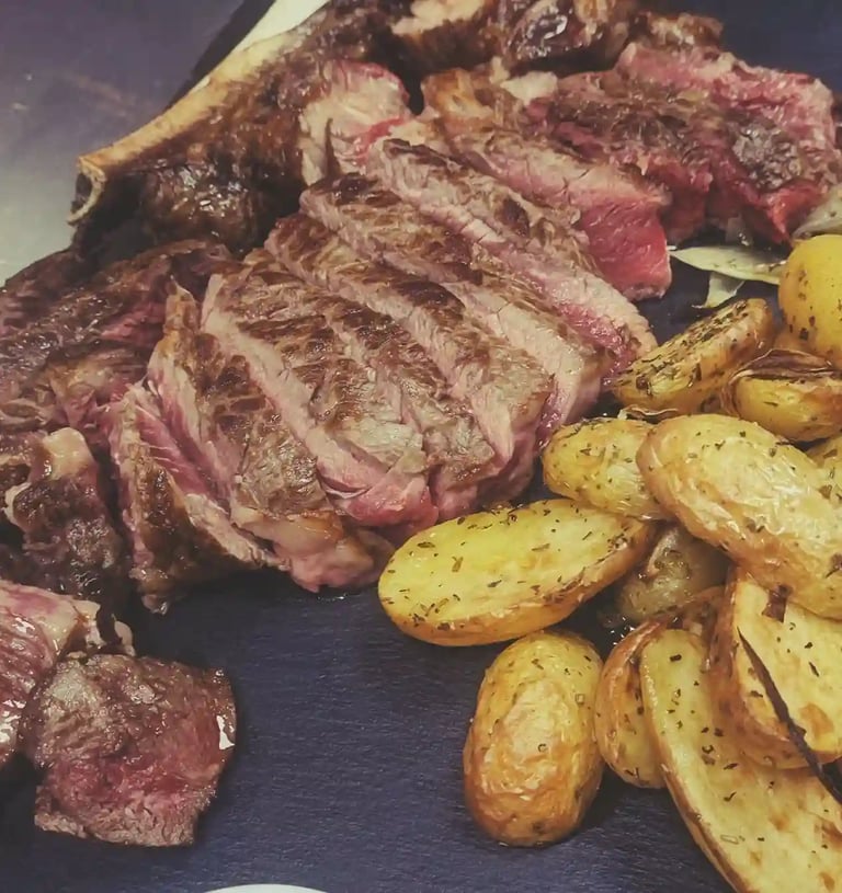 Côte de boeuf black angus La KV à manger Samoëns