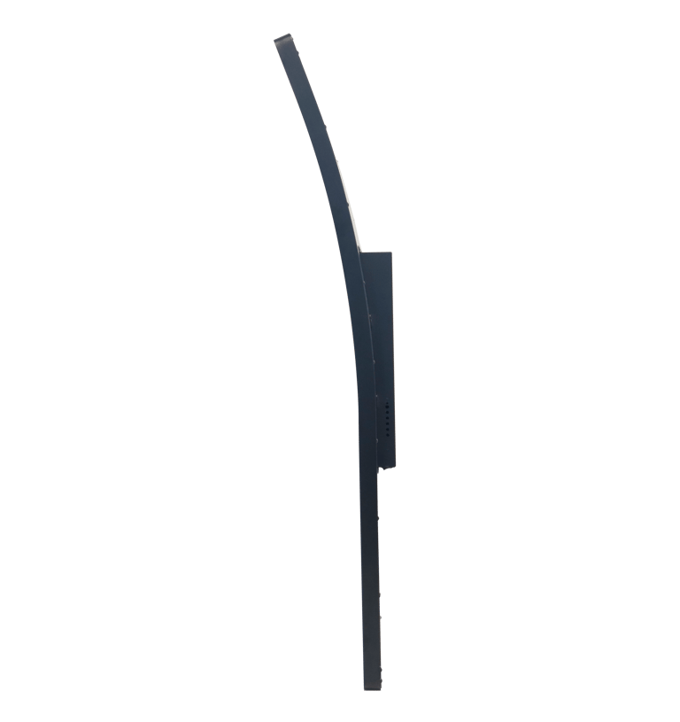 claratech's j curved touch screen for gaming and slot machines
