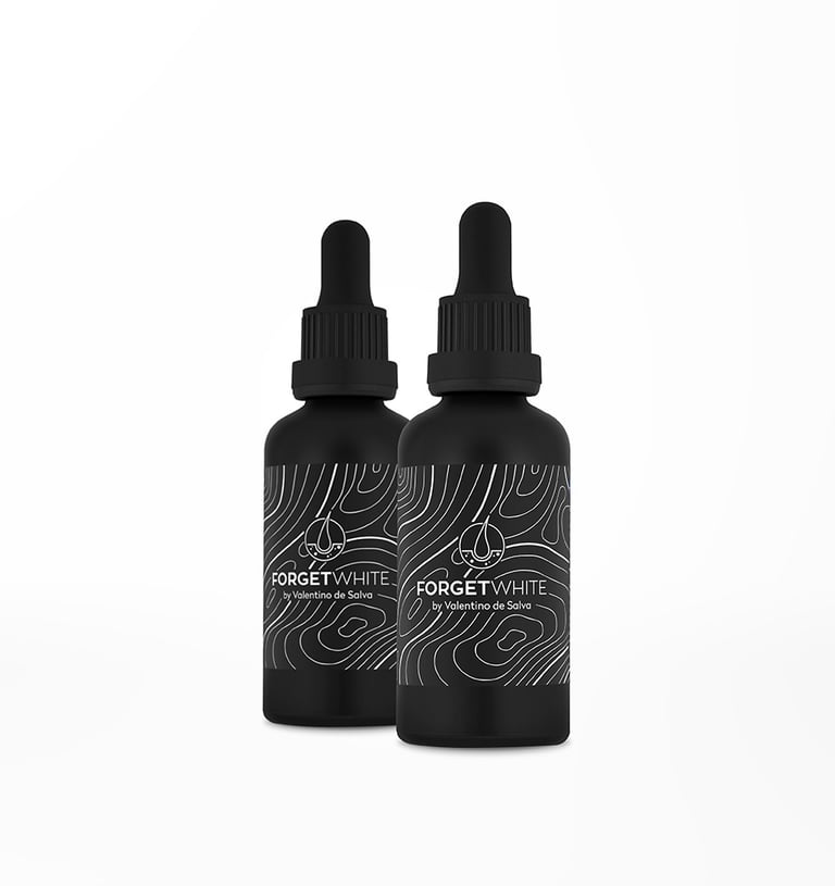 Set Forget White Fitokeratine – ulei natural pentru păr, împotriva firelor albe, stimulează creștere