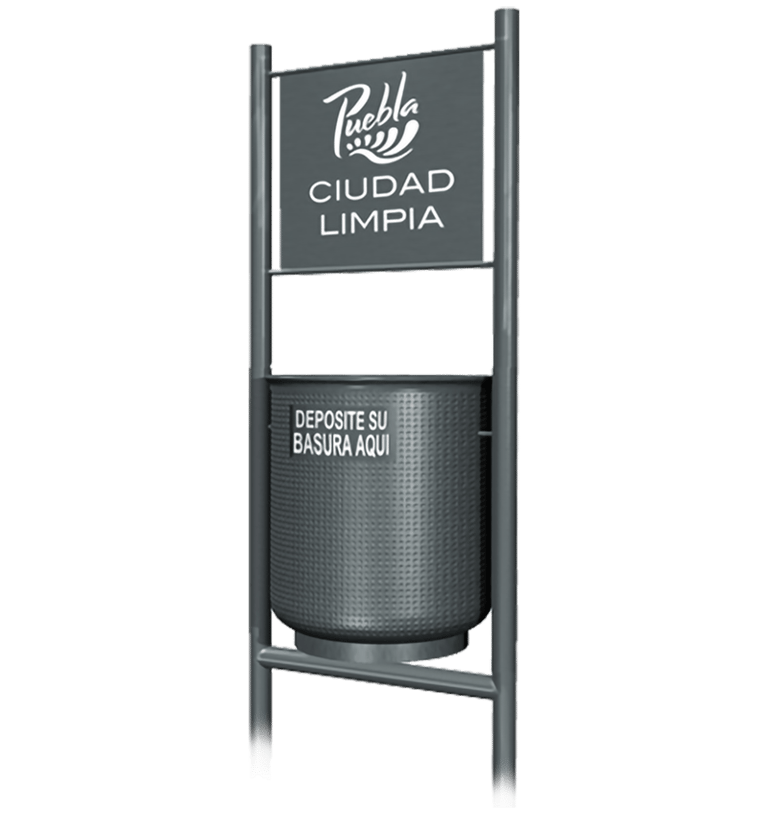 Bote de basura de Acero