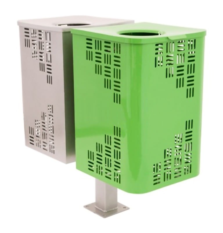 Bote de basura de acero GRANDE 2