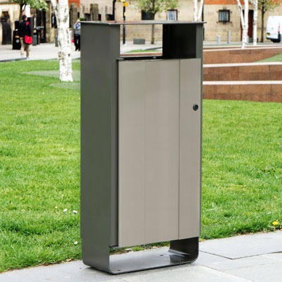 Bote de basura para exteriores