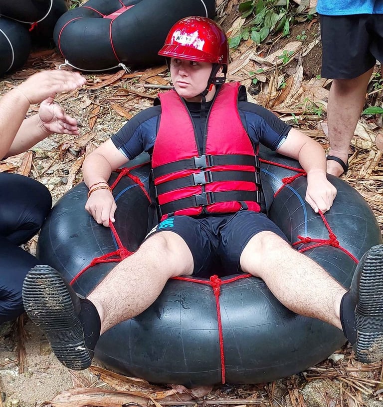 kapong river tubing khao lak thailand