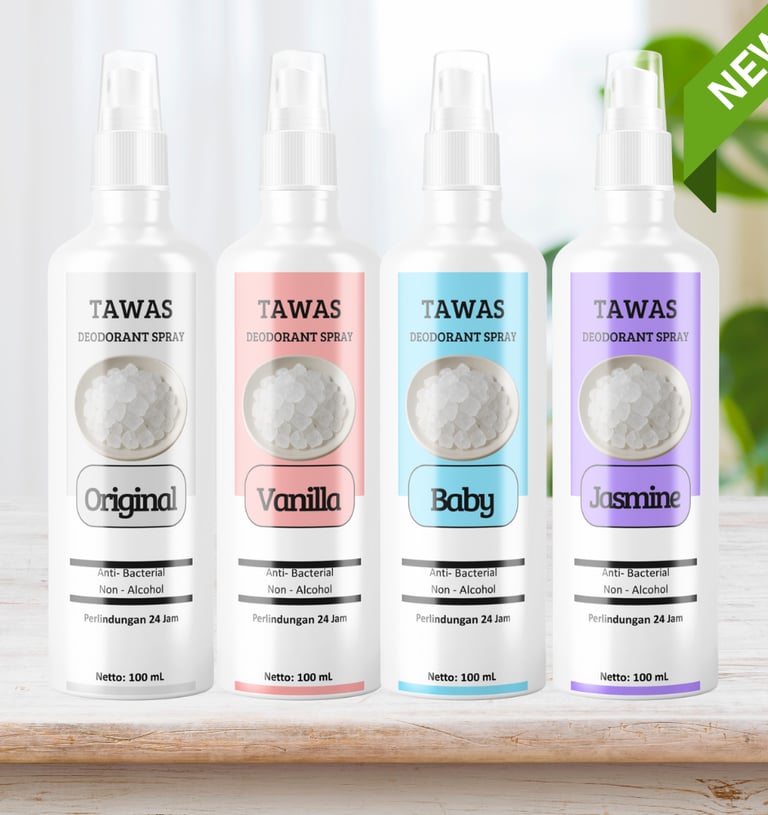 deodorant spray tawas medan